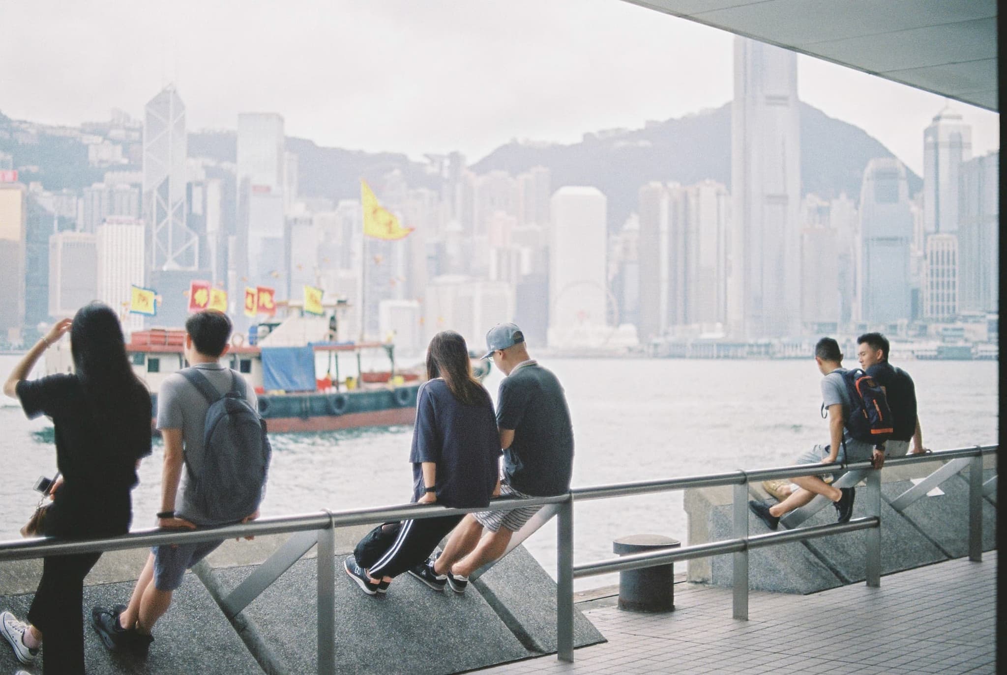 Hong Kong. Star Ferry. People. Hong Kong. Star Ferry. People.