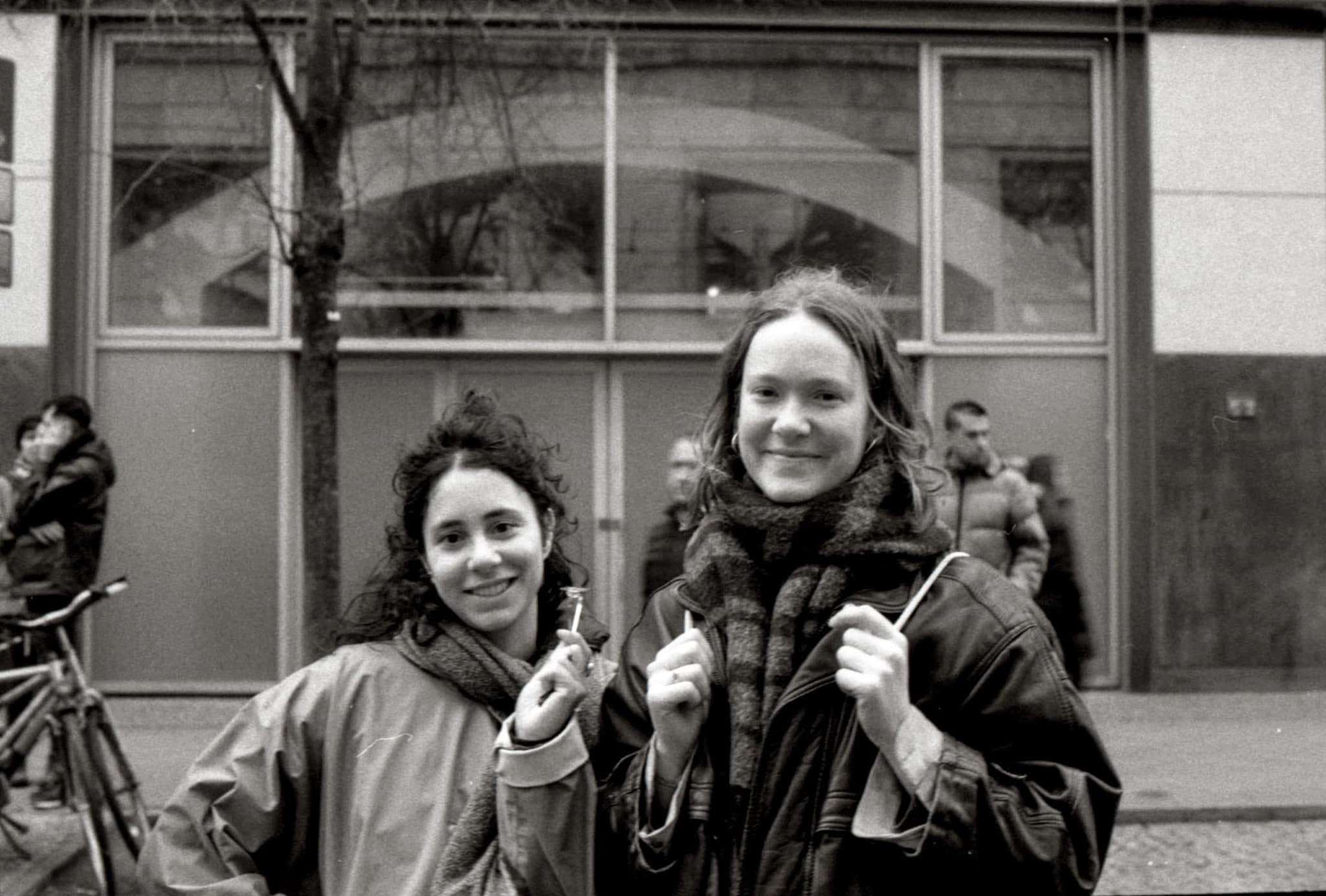 International Women's Day. Nina and Valeria. International Women's Day. Nina and Valeria.