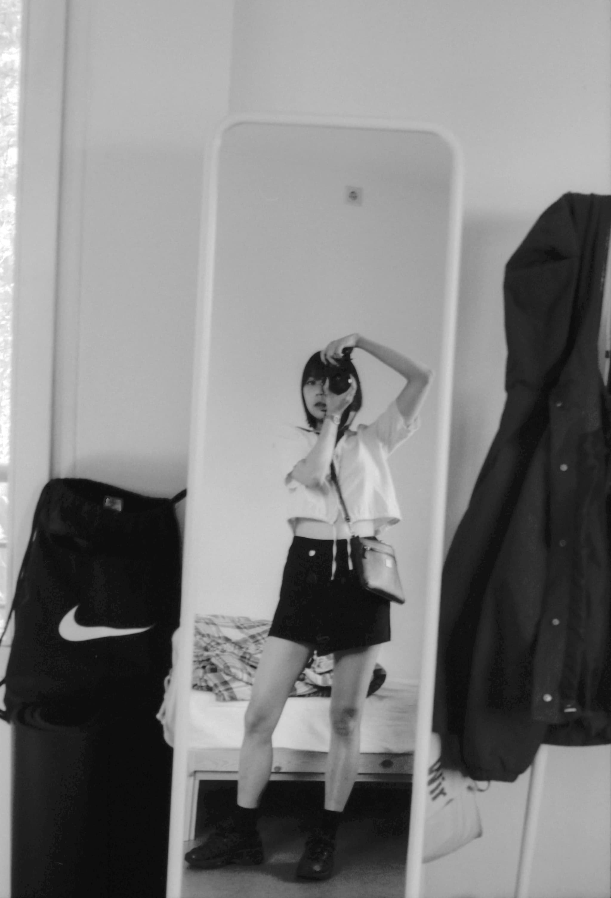 Me, mirror, home. Me, mirror, home.